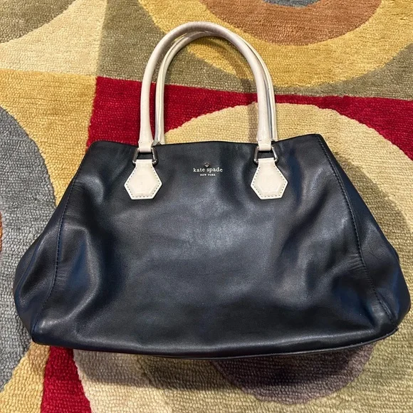 Kate Spade New York Catherine Street Wensley Leather Shoulder Bag Purse Black - Picture 1 of 11